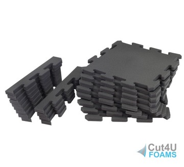 Zestaw 8szt PUZZLI pod basen ogrodowy gr.2cm mata ochronna podłoże izolacja