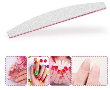 Pilnik łódka półksiężyc zebra 100/180 10szt. Prima Derma