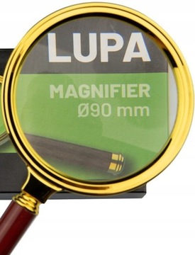 Классическое БОЛЬШОЕ УВЕЛИЧИТЕЛЬНОЕ СТЕКЛО 90 мм для чтения с увеличением x6