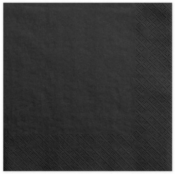 Набор тарелок, чашек, бумажных салфеток, черная скатерть BIRTHDAY