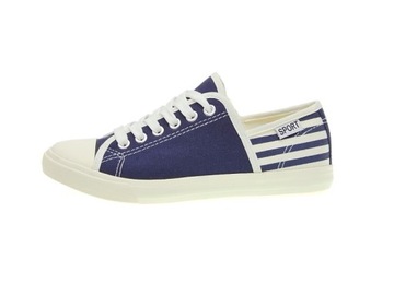 Tenisówki trampki sportowe BKA-61 Blue r.38
