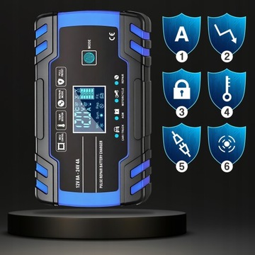 АВТОМАТИЧЕСКИЙ ВЫПРЯМИТЕЛЬ С ФУНКЦИЕЙ РЕМОНТА 12В 24В АККУМУЛЯТОРНЫЙ ВЫПРЯМИТЕЛЬ