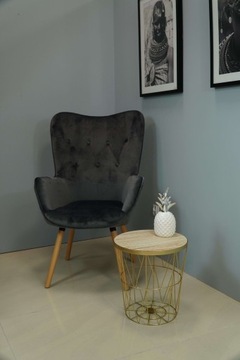 КРУГЛЫЙ ЖУРНАЛЬНЫЙ СТОЛИК, ЗОЛОТАЯ КОРЗИНА, КОСМИЧЕСКАЯ СКАМЬЯ