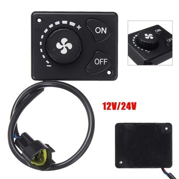 РЕГУЛЯТОР НАГРЕВА РУЧНОЙ ПЕРЕКЛЮЧАТЕЛЬ 12В/24В