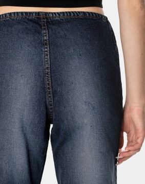 Szerokie Spodnie Dzwony Damskie Dżins BIG WIND JEANS 235 W28/34 przecierane