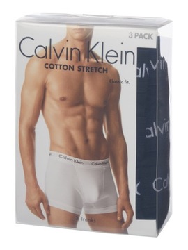 CALVIN KLEIN BOKSERKI 3 PACK CZARNE U2662G XWB S