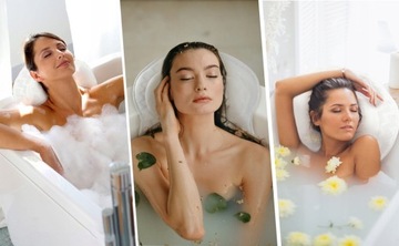 РАССЛАБЛЯЮЩАЯ ПОДУШКА ДЛЯ ВАННЫ, 4D ПОДГОЛОВНИК