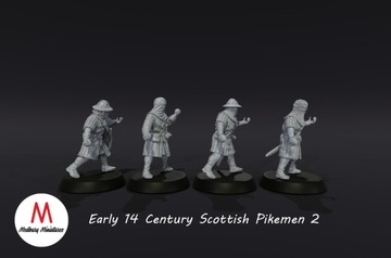 Шотландские пикинеры XIV века 2 шотландских пикинёра