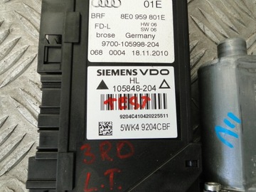 MOTOREK OKNO ZADNÍ SEAT EXEO 3R 3R9 KOMBI 8E0959802E 8E0959801E