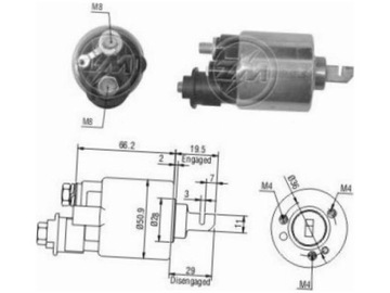 ELEKTROMAGNET STARTÉR HONDA PRELUDE IV MK4 2.0-2.3 V MK5 2.2