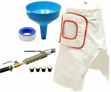 МОБИЛЬНЫЙ СИФОН ПЕСКОСТРОЙКА 38Л 40Л + АБРАЗИВ 25кг ПЕСОК