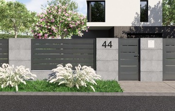 Блок заборный архитектурный бетонный для заборов 100х50х20