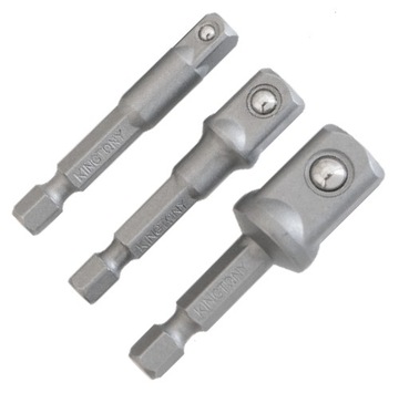 KING TONY Adapter 1/4 pod nasadki 1/4 3/8 1/2 50mm