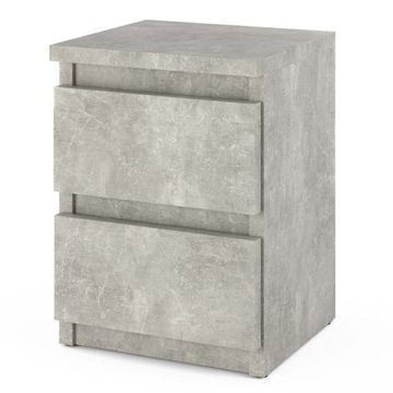 Szafka Nocna 30 CM Beton 2S Stolik Nocny Nakastlik Meble Do Sypialni