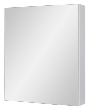 Astor Szafka Z Lustrem 50 cm Ida Biały Połysk