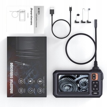 KAMERA INSPEKCYJNA ENDOSKOP PRZEWÓD 5m SONDA 2,7cm 8.5mm 8LED HD ZOOM IP67