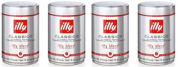 Kawa ziarnista illy Classico 100% Arabica 4 x 250g