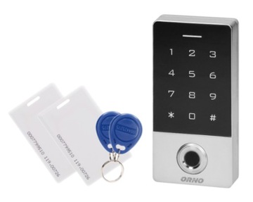 Кодовый замок ORNO OR-ZS-822 со сканером отпечатков пальцев и RF-считывателем