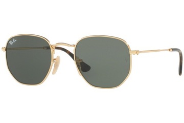 Ray-Ban 0RB3548N 001 Hexagon M złoty / szary