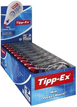 Tipp-Ex 9 sztuk korektora w rolce, mini Pocket Mouse 5 mm x 5 m