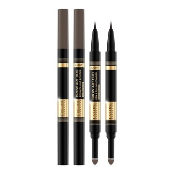 Eveline Cosmetics Brow Art Duo pisak i puder do brwi 2w1 Light