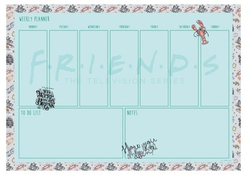 PLANER TYGODNIOWY PLAN LEKCJI FRIENDS PRZYJACIELE