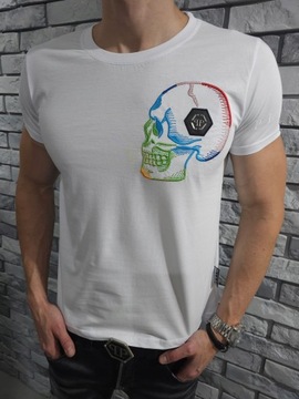 PHILIPP PLEIN r. XL logo t-shirt koszulka PP skull