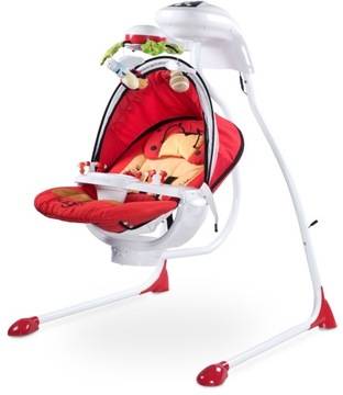 HUŚTAWKA ELEKTRYCZNA CARETERO GXP-567054 104 x 110 RED OUTLET