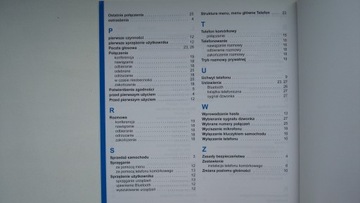 Руководство пользователя VW Bluetooth Polish для мобильного телефона VW UHV, PREMIUM