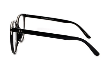 DAMSKIE OKULARY ZERÓWKI Z ANTYREFLEKSEM I FILTREM DO PRACY PRZY KOMPUTERZE