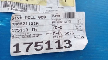 LEVÉ DRŽÁKY BLATNÍKU VW SHARAN SEAT ALHAMBRA 2010->