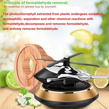 Helikopter perfum, zapach samochodowy B-złoty