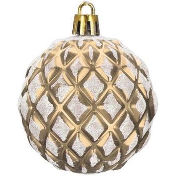 НЕ РАЗБИВАЕМЫЕ РОЖДЕСТВЕНСКИЕ ШАРЫ 20 шт. НАБОР 6 СМ ДЛЯ ЕЛКИ ПРЕМИУМ ДИЗАЙНЫ