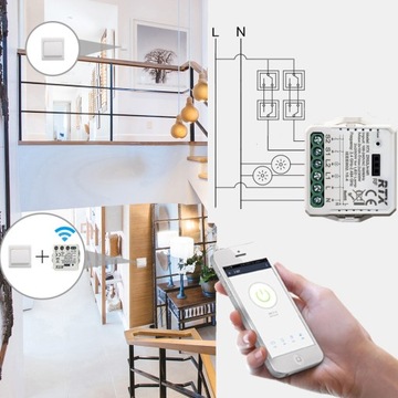 Модуль RTX Релейный модуль 2 канала ZigBee TUYA LN