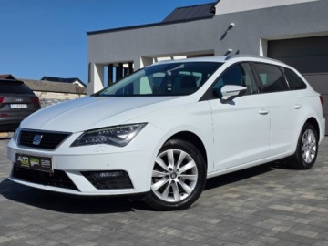 Seat Leon III ST Facelifting 1.6 TDI 115KM 2019 Seat Leon 1.6TDI 116PS Automat Ledy Kamera Sliczny Gwarancja 1.6 Diesel, zdjęcie 1