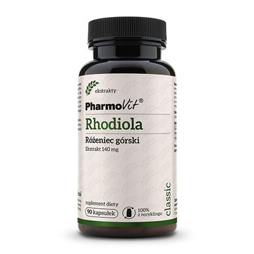 Rhodiola (różeniec górski ekstrakt 140 mg) 90 kaps