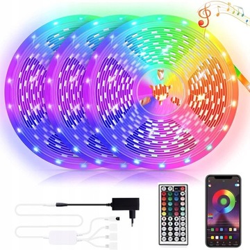 КОМПЛЕКТ МУЗЫКИ LED RGB 5050 30M СВЕТОДИОДНАЯ ЛАМПА