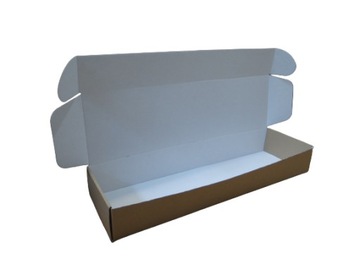 Karton fasonowy 50x14,5x7 cm biały wewn. Fala E
