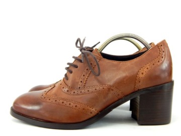 Buty ze skóry ROOTS r 41\26,4 cm