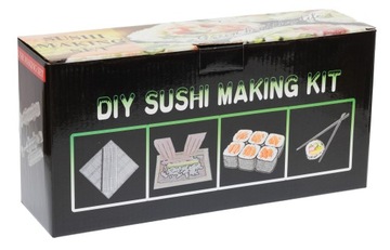 НАБОР ПРИГОТОВЛЕНИЯ ДЛЯ СУШИ С РОЛИКОВЫМ ПРЕССОМ, ПАЛОЧКАМИ, НОЖОМ ДЛЯ СУШИ
