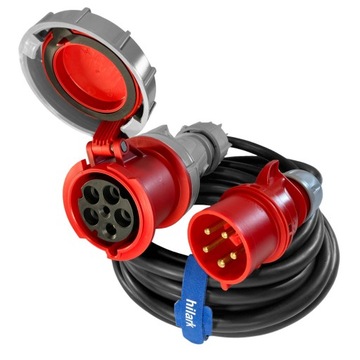 Адаптер питания 32A 5P IP44 на 63A 5P IP67 1M