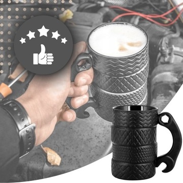 ПОДАРОЧНЫЙ НАБОР КРУЖКА ШИНА ЛОЖКА ПОДАРОК ​​ДЛЯ ВОДИТЕЛЯ TIRA MECHANIKA