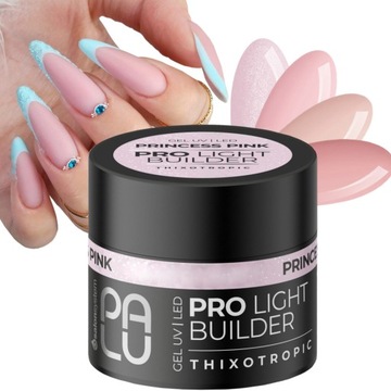 PALU PRO LIGHT BUILDER ŻEL DO PAZNOKCI Z TIKSOTROPIĄ WYBÓR KOLORU 45 g