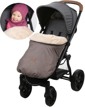 ŚPIWOREK DO WÓZKA SPACEROWEGO SPACERÓWKI NIEPRZEMAKALNY UNIWERSALNY BABYMAM