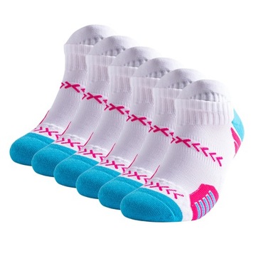 6 Pairs Summer Men and Women Colorful Quick-drying Running Sports Socks