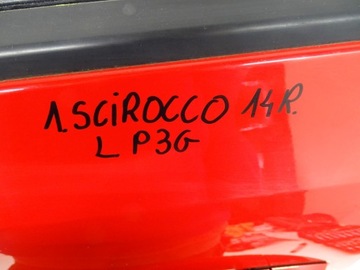 DRZWI LEWE LEWY PRZÓD PRZEDNIE VW SCIROCCO 1K8 LIFT LP3G