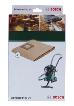 AdvancedVac 20 бумажных мешков для пыли 5 шт.