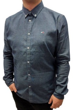 Granatowa koszula męska Tommy Hilfiger Jeans XL