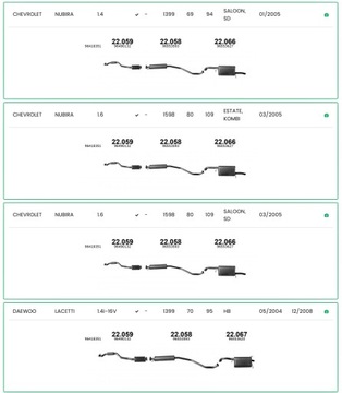 ГЛУШИТЕЛЬ ПЕРЕДНИЙ _ IZAWIT 22.059 _ CHEVROLET DAEWOO