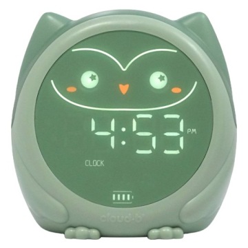 Розвивальний будильник з функцією тренера сну- Совушка Owlie (Cloud B)